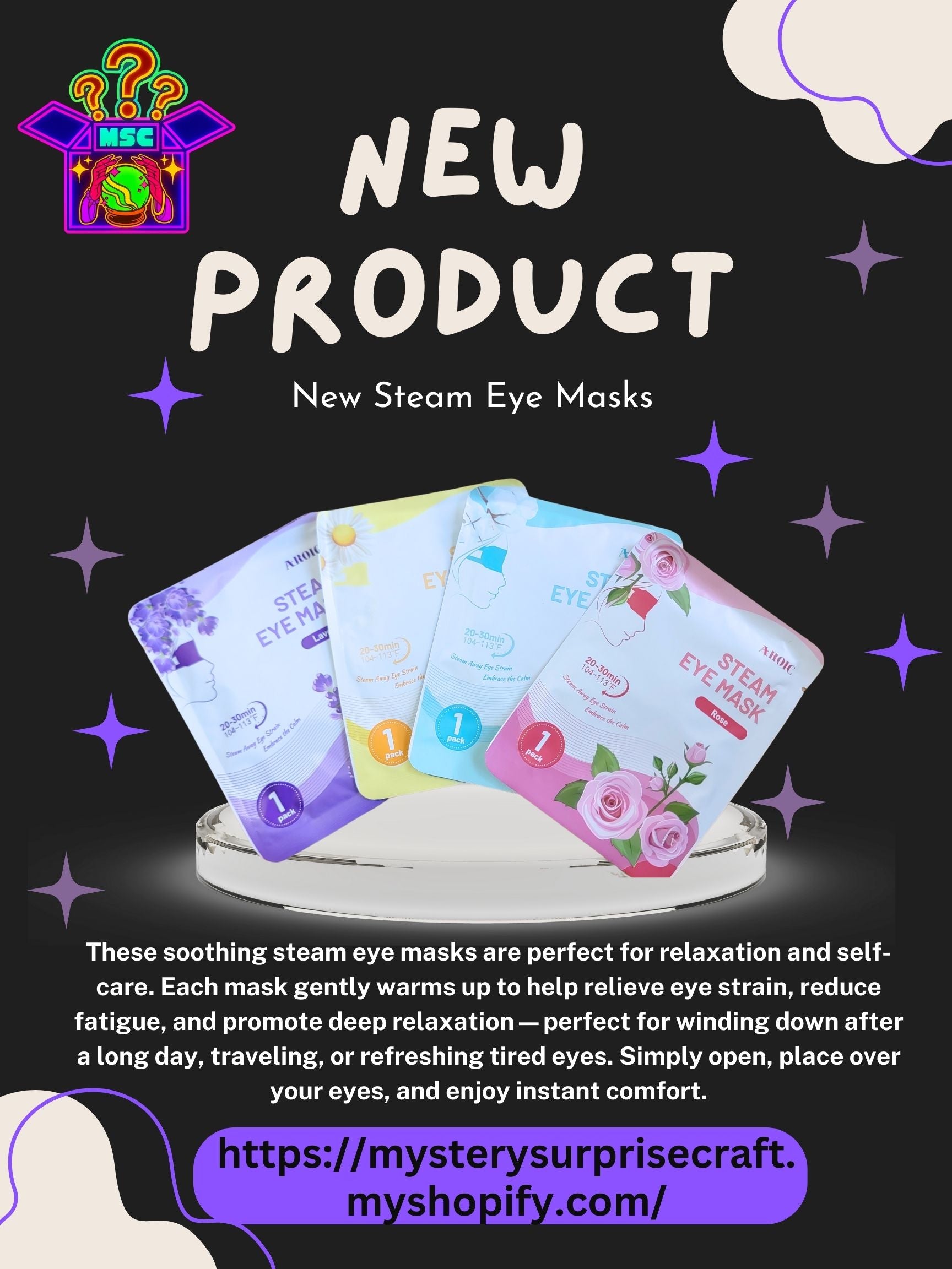 STEAM EYE MASKS